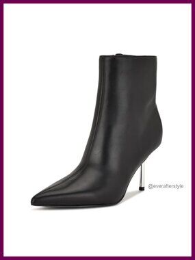 Nine West Pointy Toe Stiletto Heel Mid-Calf Dress Boots
